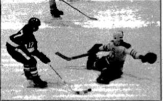 "One-on-One" David Hadlow, SU Goalie, Nov 1974