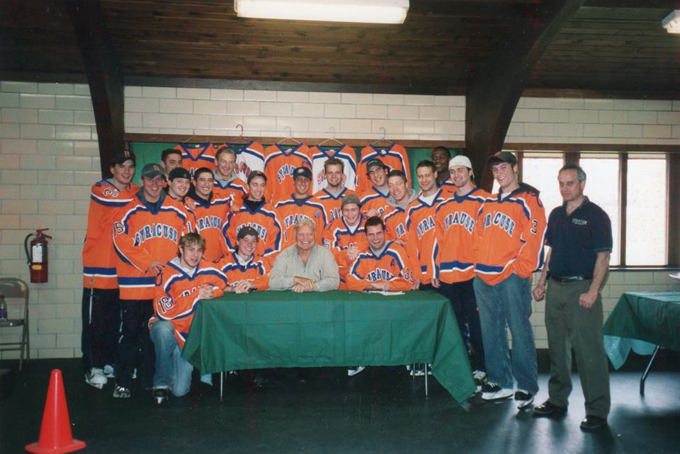 2003-2004 Team with Bobby Hull Fundraiser for Euro Trip April 2004